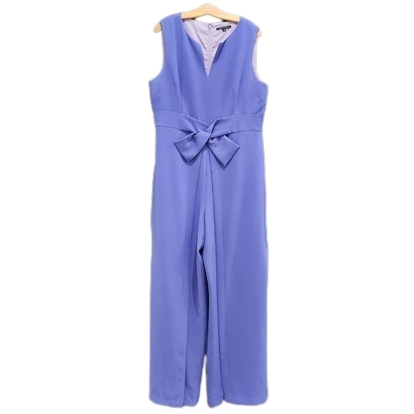 Alex Marie Lilac Sleeveless Wide-Leg Romper Jumpsuit Women’s 16 - Picture 2 of 6